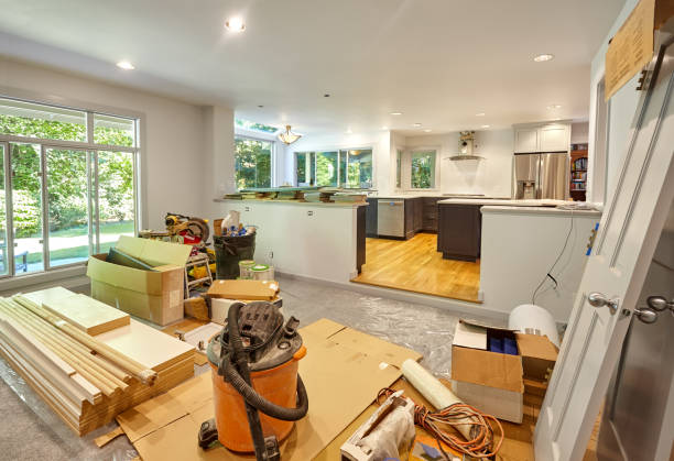 Professional Kitchen Island Installation technician working in Lakeville, MN